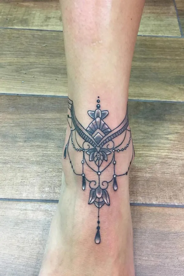 Ankle Tattoo Marmaris